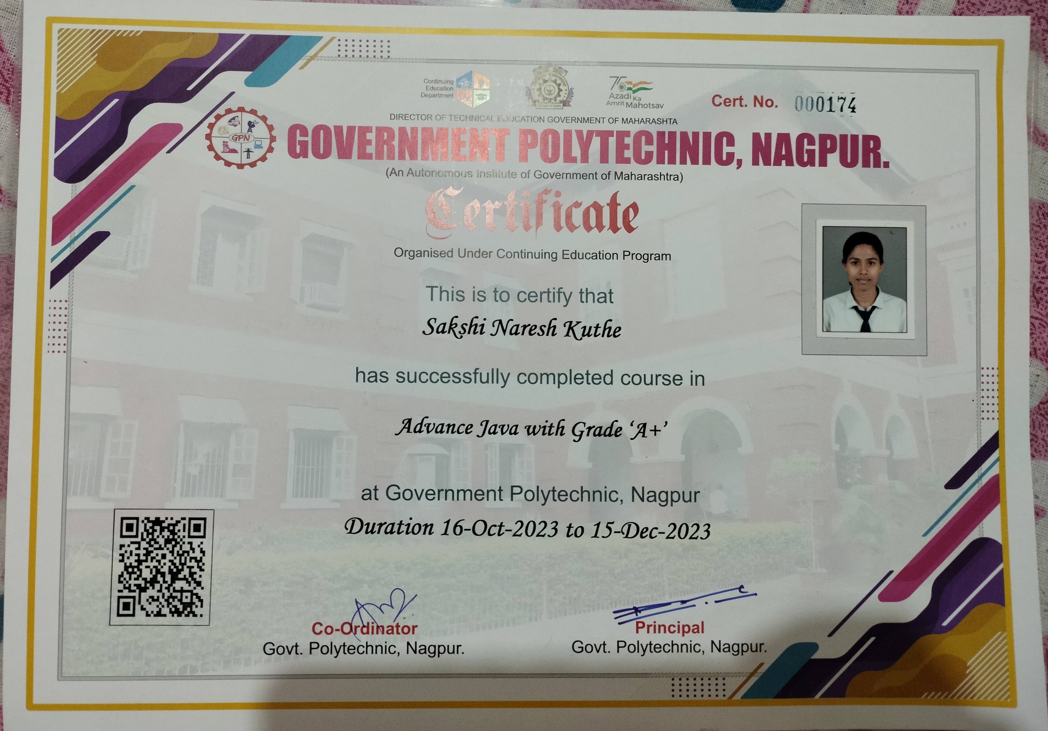 Certificate 3